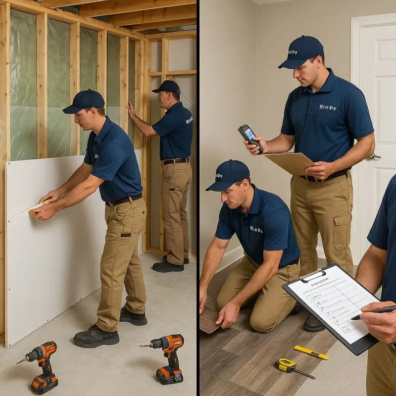Repairs and Reconstruction process in Newark, DE